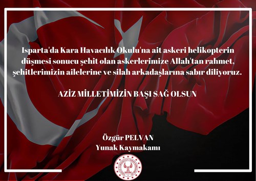 AZİZ MİLLETİMİZİN BAŞI SAĞOLSUN