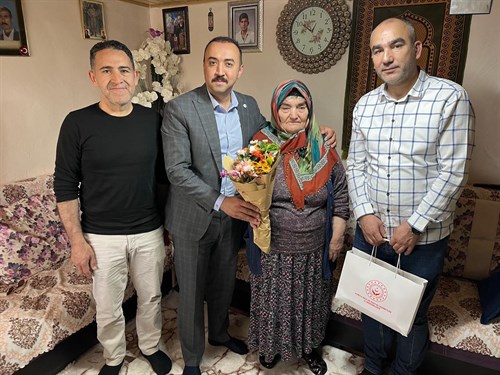 Kaymakamımız Sayın Özgür PELVAN Anneler Günü Dolasıyla Şehit Annelerini Ziyaret Etti